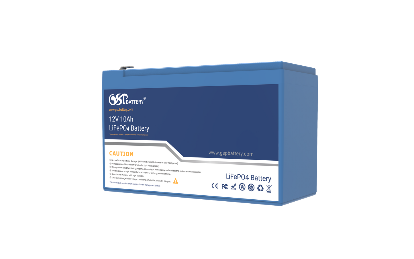GSP 12V 10Ah LiFePO4 Battery