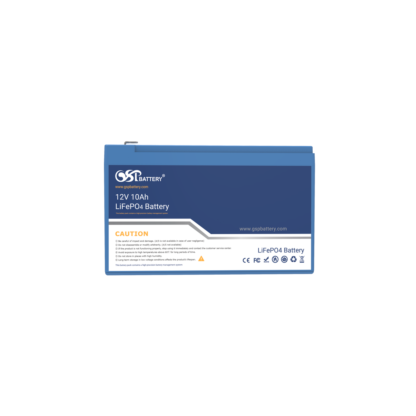GSP 12V 10Ah LiFePO4 Battery